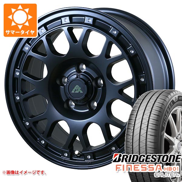 【タイヤ交換対象】サマータイヤ 195/65R15 91H ブリヂストン フィネッサ HB01 ドゥオール フェニーチェ クロス XC8 6.0-15 タイヤホイール4本セット