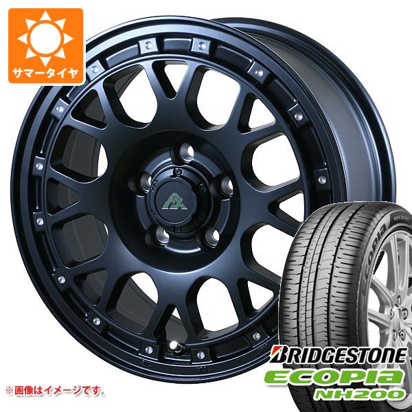 【タイヤ交換対象】サマータイヤ 195/65R15 91H ブリヂストン エコピア NH200 ドゥオール フェニーチェ クロス XC8 6.0-15 タイヤホイール4本セット