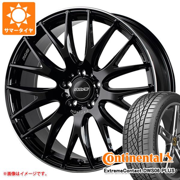 【タイヤ交換対象】サマータイヤ 225/45R18 91Y コンチネンタル エクストリームコンタクト DWS06 プラス レイズ ホムラ 2x9 プラス 8.0-18 タイヤホイール4本セット