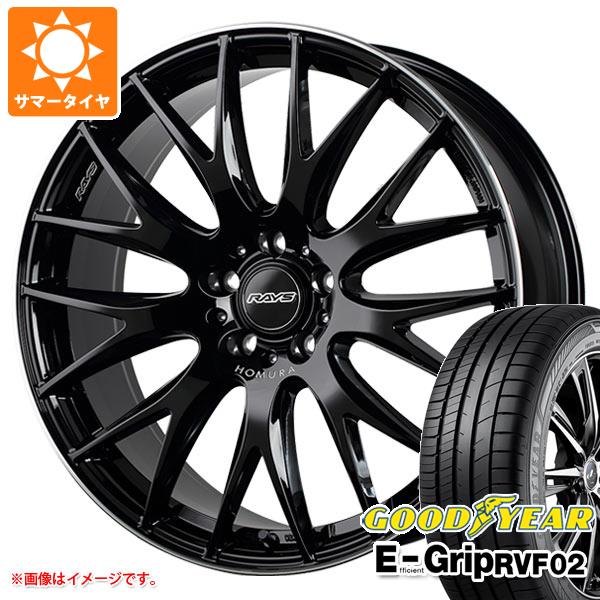 【タイヤ交換対象】サマータイヤ 245/40R20 99W XL グッドイヤー エフィシエントグリップ RVF02 レイズ ホムラ 2x9 プラス 8.5-20 タイヤホイール4本セット