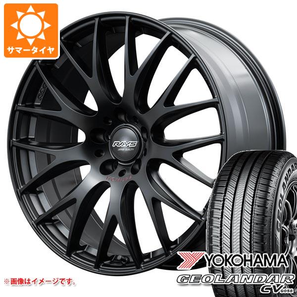 【タイヤ交換対象】サマータイヤ 235/50R19 103V XL ヨコハマ ジオランダー CV G058 レイズ ホムラ 2x9 プラス スポーツエディション 8.0-19 タイヤホイール4本セット