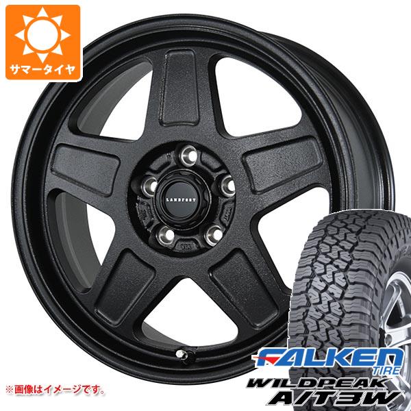【タイヤ交換対象】サマータイヤ 225/75R16 115/112Q ファルケン ワイルドピーク A/T3W ランドフット GWD 7.0-16 タイヤホイール4本セット