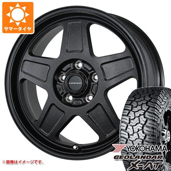 【タイヤ交換対象】RAV4 50系用 サマータイヤ ヨコハマ ジオランダー X-AT G016 265/65R17 116T XL ブラックレター ランドフット GWD 7.0-17 タイヤホイール4本セット