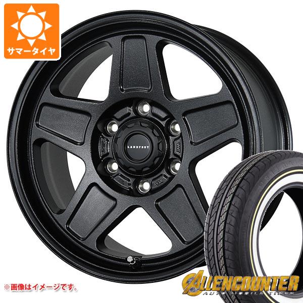 【タイヤ交換対象】ハイエース 200系用 サマータイヤ オーレンカウンター クラシックオーバル 215/65R16C 109/107T ホワイト/イエローリボン ランドフット GWD 6.5-16 タイヤホイール4本セット
