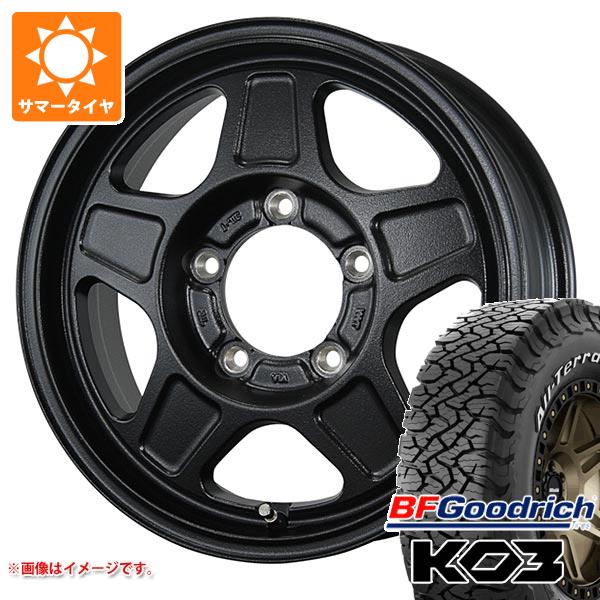 【タイヤ交換対象】ジムニーシエラ JB74W用 2026年製 サマータイヤ BFグッドリッチ オールテレーンT/A KO3 LT235/70R16 110/107S ホワイトレター ランドフット GWD 5.5-16 タイヤホイール4本セット|タイヤ1番