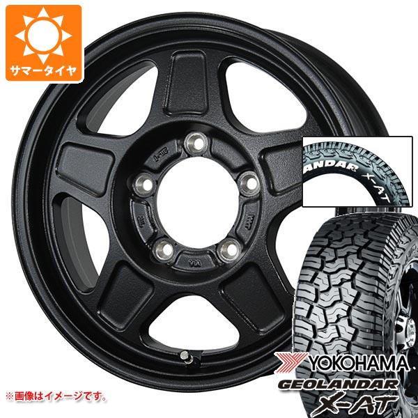 【タイヤ交換対象】5本セット スズキ ジムニーシエラ JB74W用 2026年製 サマータイヤ ヨコハマ ジオランダー X-AT G016 225/70R16 103S ホワイトレター ランドフット GWD 5.5-16 タイヤホイール5本セット