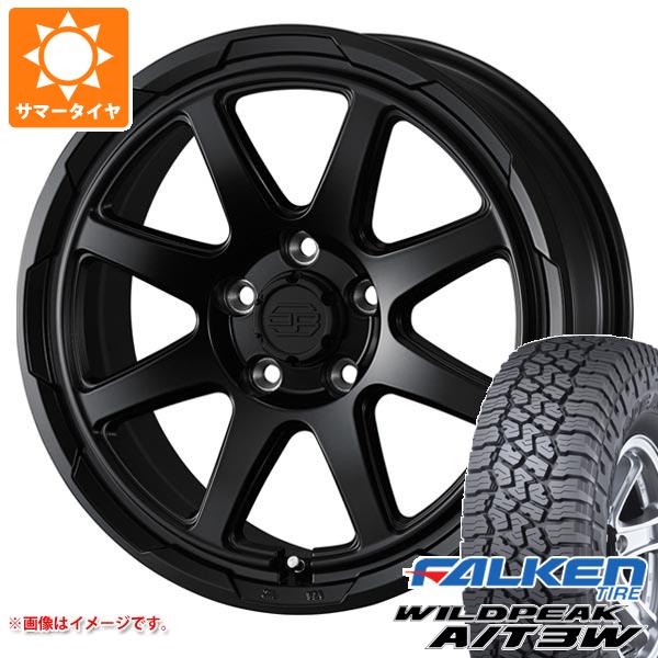 【タイヤ交換対象】ミツビシ デリカD5用 サマータイヤ ファルケン ワイルドピーク A/T3W 235/70R16 109T XL スタットベルク 7.0-16 タイヤホイール4本セット|タイヤ1番