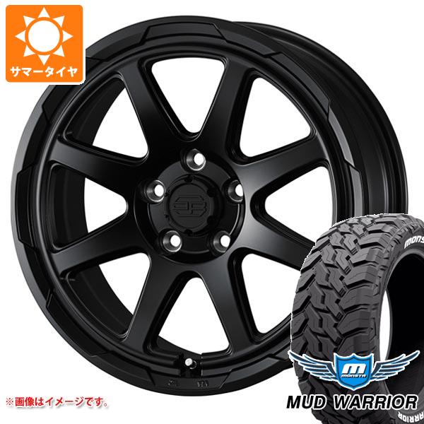 【タイヤ交換対象】RAV4 50系用 サマータイヤ モンスタ マッドウォーリアー LT265/65R17 120/117Q ホワイトレター スタットベルク 7.0-17 タイヤホイール4本セット