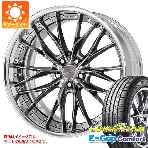 【タイヤ交換対象】サマータイヤ 245/35R19 93W XL グッドイヤー エフィシエントグリップコンフォート ワーク シュヴァート ブルネン 8.5-19 タイヤホイール4本セット｜タイヤ１番