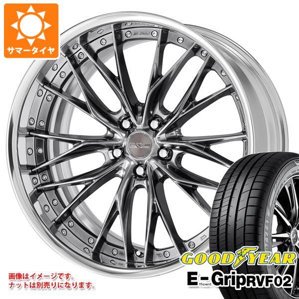 【タイヤ交換対象】サマータイヤ 245/40R20 99W XL グッドイヤー エフィシエントグリップ RVF02 ワーク シュヴァート ブルネン 8.5-20 タイヤホイール4本セット|タイヤ1番