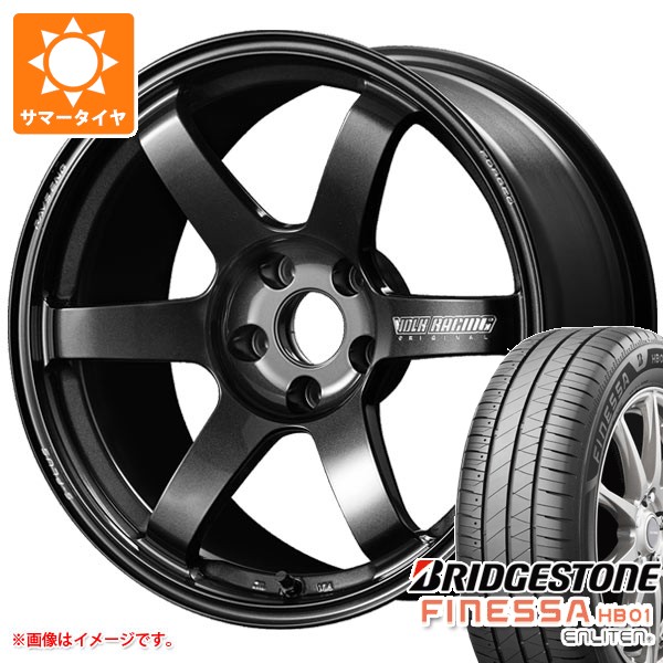 【タイヤ交換対象】サマータイヤ 225/45R18 95W XL ブリヂストン フィネッサ HB01 レイズ ボルクレーシング TE37 サーガ Sプラス 8.0-18 タイヤホイール4本セット|タイヤ1番
