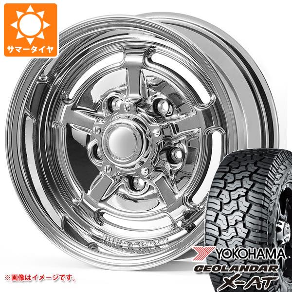 【タイヤ交換対象】5本セット スズキ ジムニーノマド JC74W用 2026年製 サマータイヤ ヨコハマ ジオランダー X-AT G016 195/80R15 107/105N LT アウトラインホワイトレター G016A アピオ ワイルドボア HR 6.0-15 タイヤホイール5本セット