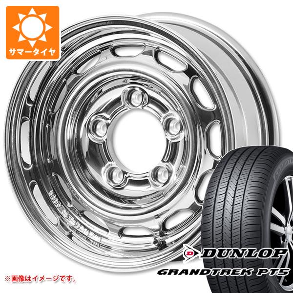 【タイヤ交換対象】5本セット ジムニー用 サマータイヤ ダンロップ グラントレック PT5 175/80R16 91S アピオ ワイルドボア ベンチュラ 5.5-16 タイヤホイール5本セット｜タイヤ１番