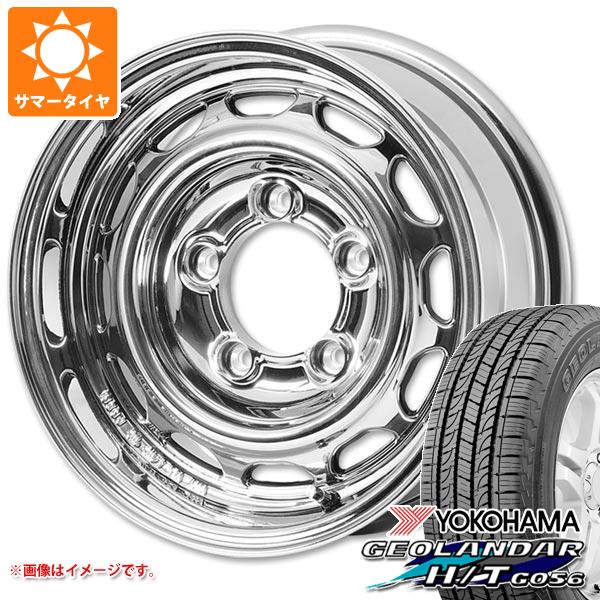 【タイヤ交換対象】スズキ ジムニーノマド JC74W用 2026年製 サマータイヤ ヨコハマ ジオランダー H/T G056 195/80R15 107/105L LT ホワイトレター アピオ ワイルドボア ベンチュラ 5.5-15 タイヤホイール4本セット