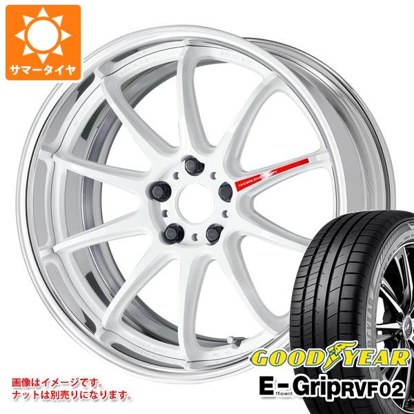 【タイヤ交換対象】サマータイヤ 245/35R20 95W XL グッドイヤー エフィシエントグリップ RVF02 ワーク エモーション ZR10 2P 8.5-20 タイヤホイール4本セット