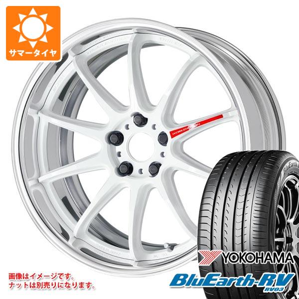 【タイヤ交換対象】サマータイヤ 245/45R19 102W XL ヨコハマ ブルーアースRV RV03 ワーク エモーション ZR10 2P 8.5-19 タイヤホイール4本セット