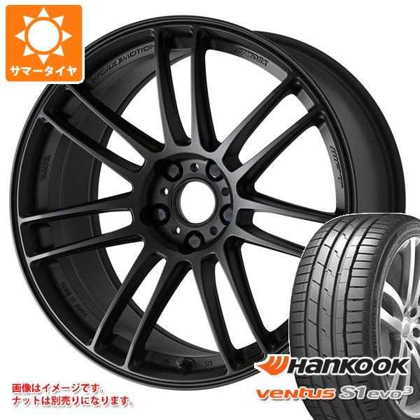 【タイヤ交換対象】サマータイヤ 235/45R18 98Y XL ハンコック ベンタス S1 エボ3 K127 ワーク エモーション ZR7 8.5-18 タイヤホイール4本セット