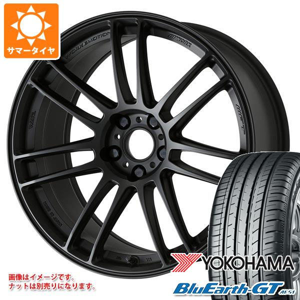 【タイヤ交換対象】サマータイヤ 225/40R19 93W XL ヨコハマ ブルーアースGT AE51 ワーク エモーション ZR7 8.0-19 タイヤホイール4本セット