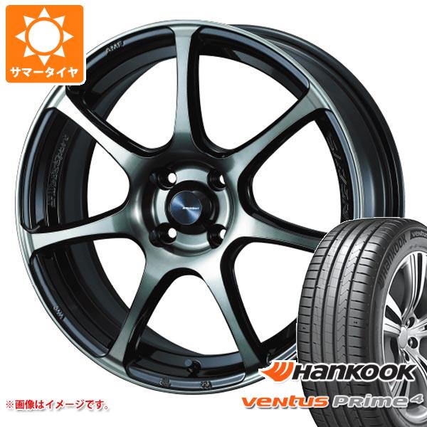 【タイヤ交換対象】サマータイヤ 225/45R17 94W XL ハンコック ベンタス プライム4 K135 ウェッズスポーツ SA-75R 7.5-17 タイヤホイール4本セット