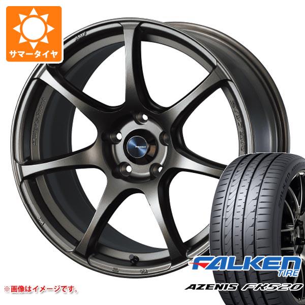 【タイヤ交換対象】サマータイヤ 225/45R17 94Y XL ファルケン アゼニス FK520L ウェッズスポーツ SA-75R 7.5-17 タイヤホイール4本セット|タイヤ1番