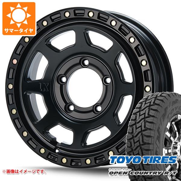 【タイヤ交換対象】5本セット ジムニーシエラ JB74W用 2026年製 サマータイヤ トーヨー オープンカントリー R/T 185/85R16 ホワイトレター MLJ エクストリームJ XJ07 6.0-16 タイヤホイール5本セット｜タイヤ１番