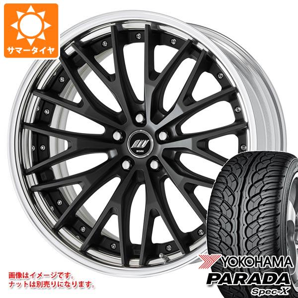 【タイヤ交換対象】サマータイヤ 255/40R20 101V REINF ヨコハマ パラダ スペック-X PA02 ワーク ジースト STX 8.5-20 タイヤホイール4本セット｜タイヤ１番