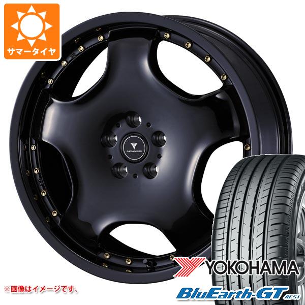【タイヤ交換対象】サマータイヤ 225/40R19 93W XL ヨコハマ ブルーアースGT AE51 ノヴァリス アセット D1 8.0-19 タイヤホイール4本セット｜タイヤ１番