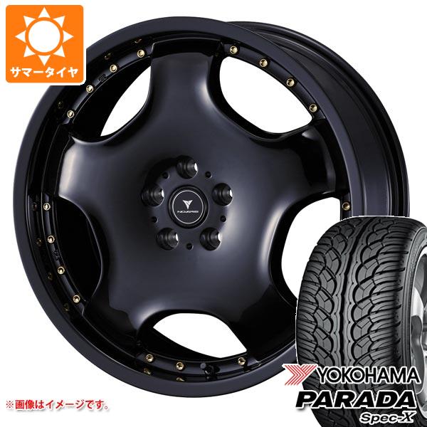 【タイヤ交換対象】サマータイヤ 235/60R18 103V ヨコハマ パラダ スペック-X PA02 ノヴァリス アセット D1 8.0-18 タイヤホイール4本セット