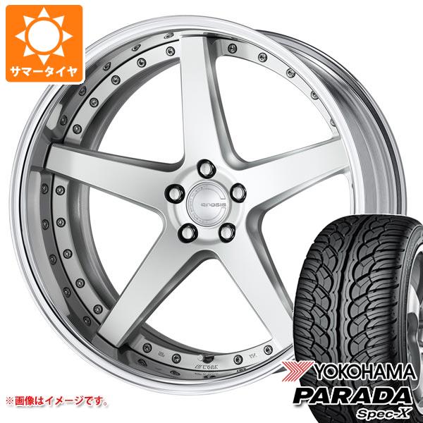 【タイヤ交換対象】サマータイヤ 255/40R20 101V REINF ヨコハマ パラダ スペック-X PA02 ワーク グノーシス CVF 8.5-20 タイヤホイール4本セット