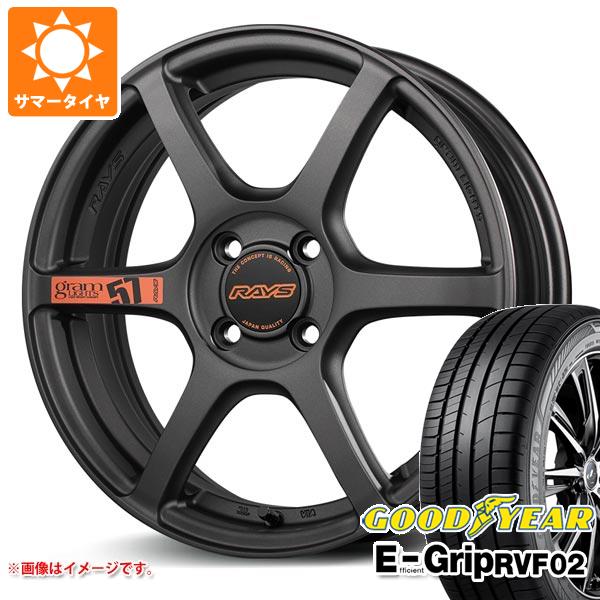 【タイヤ交換対象】サマータイヤ 205/50R17 93V XL グッドイヤー エフィシエントグリップ RVF02 レイズ グラムライツ 57C6 スペックD 7.0-17 タイヤホイール4本セット