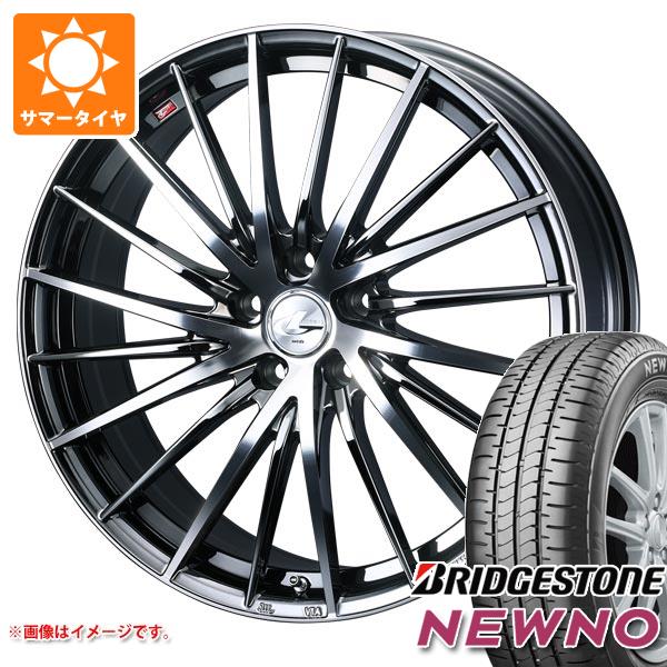 【タイヤ交換対象】サマータイヤ 215/55R17 94V ブリヂストン ニューノ レオニス FR 7.0-17 タイヤホイール4本セット