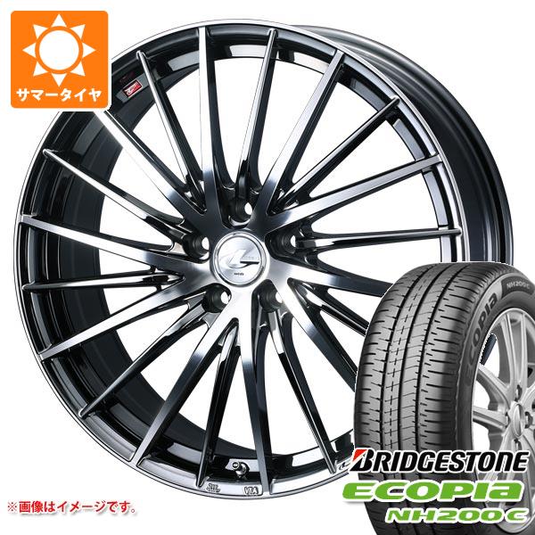 【タイヤ交換対象】2026年製 サマータイヤ 165/55R15 75V ブリヂストン エコピア NH200C レオニス FR 4.5-15 タイヤホイール4本セット|タイヤ1番