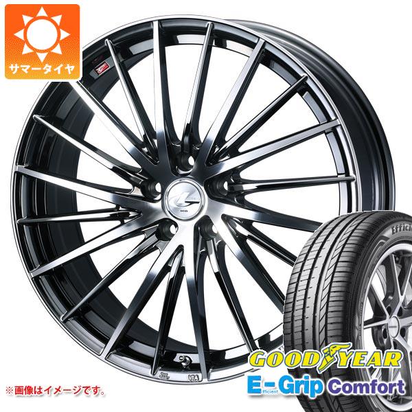 【タイヤ交換対象】サマータイヤ 245/35R20 95W XL グッドイヤー エフィシエントグリップコンフォート レオニス FR 8.5-20 タイヤホイール4本セット