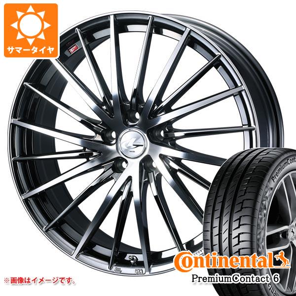 【タイヤ交換対象】40系アルファード用 サマータイヤ コンチネンタル プレミアムコンタクト6 245/40R21 100Y XL レオニス FR 8.5-21 タイヤホイール4本セット｜タイヤ１番