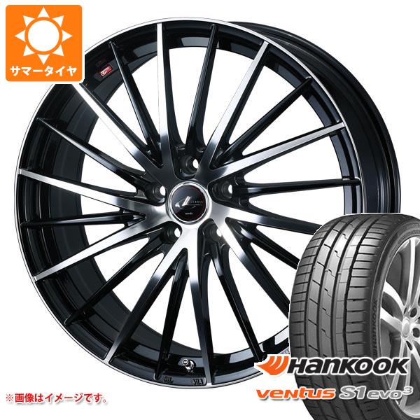 【タイヤ交換対象】サマータイヤ 235/35R19 (91Y) XL ハンコック ベンタス S1 エボ3 K127 レオニス FR 8.0-19 タイヤホイール4本セット