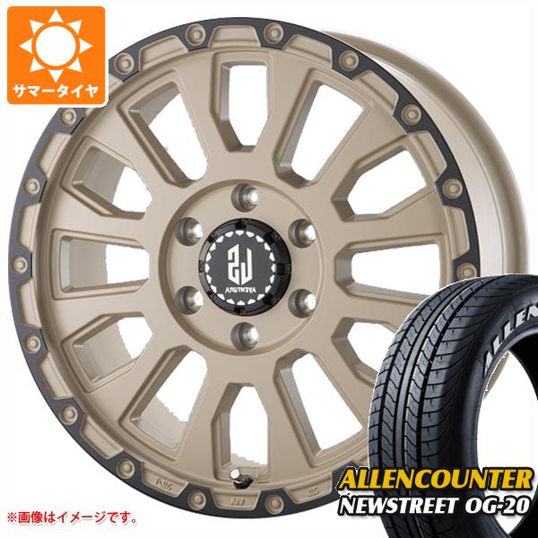 【タイヤ交換対象】ハイエース 200系用 サマータイヤ オーレンカウンター ニューストリート OG-20 215/60R17C 109/107T ホワイトレター ラ・ストラーダ アヴェンチュラ 6.5-17 タイヤホイール4本セット