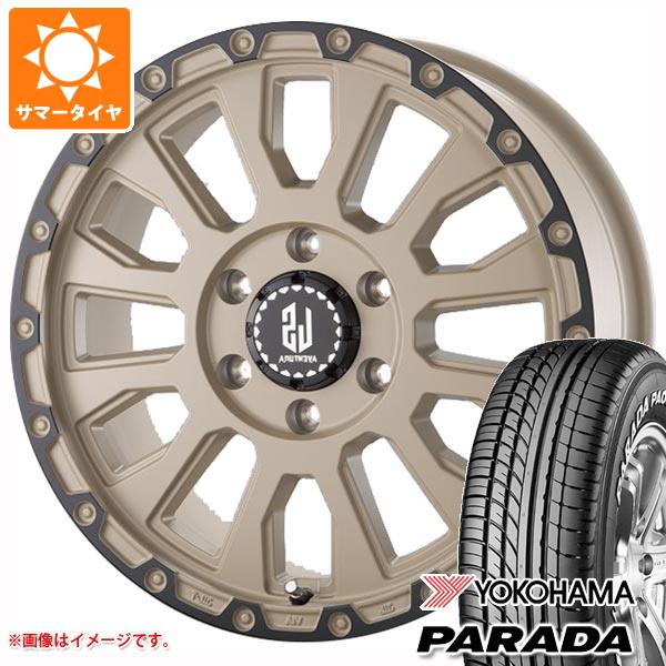 【タイヤ交換対象】ハイエース 200系用 2026年製 サマータイヤ ヨコハマ パラダ PA03 215/60R17C 109/107S ホワイトレター ラ・ストラーダ アヴェンチュラ 6.5-17 タイヤホイール4本セット