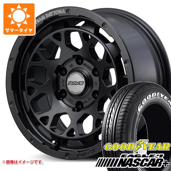 【タイヤ交換対象】ハイエース 200系用 2026年製 サマータイヤ グッドイヤー イーグル ＃1 ナスカープラス 215/65R16C 109/107R ホワイトレター レイズ デイトナ M9+ スペックM 6.5-16 タイヤホイール4本セット