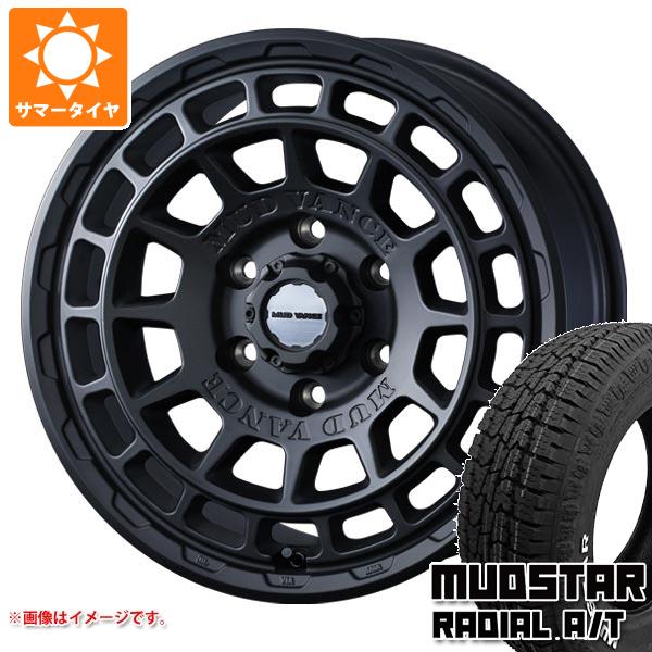 【タイヤ交換対象】ハイエース 200系用 サマータイヤ マッドスター ラジアル A/T 215/65R16C 109/107L ホワイトレター マッドヴァンスX タイプF 6.5-16 タイヤホイール4本セット