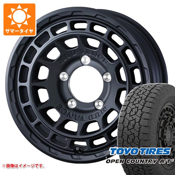 【タイヤ交換対象】5本セット ジムニーシエラ JB74W用 サマータイヤ トーヨー オープンカントリー A/T3 215/70R16 100T ブラックレター マッドヴァンスX タイプF 6.0-16 タイヤホイール5本セット|タイヤ1番