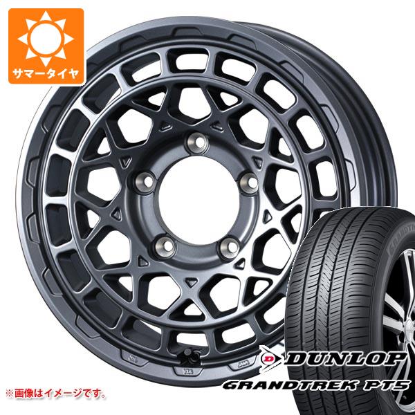 【タイヤ交換対象】5本セット ジムニー用 サマータイヤ ダンロップ グラントレック PT5 175/80R16 91S マッドヴァンスX タイプM 5.5-16 タイヤホイール5本セット｜タイヤ１番