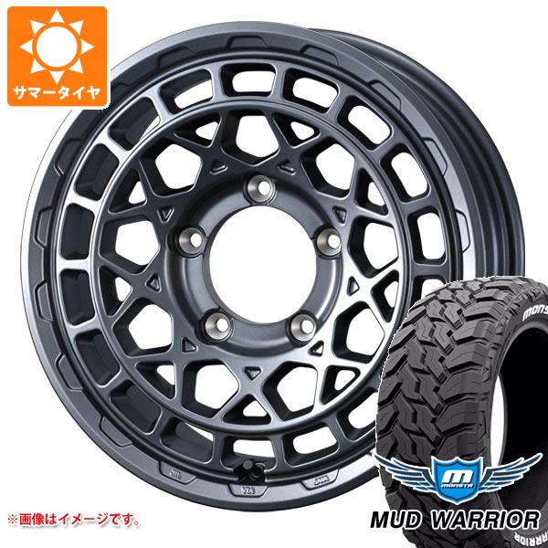 【タイヤ交換対象】5本セット スズキ ジムニーノマド JC74W用 サマータイヤ モンスタ マッドウォーリアー LT235/70R16 104/101Q ホワイトレター マッドヴァンスX タイプM 6.0-16 タイヤホイール5本セット|タイヤ1番