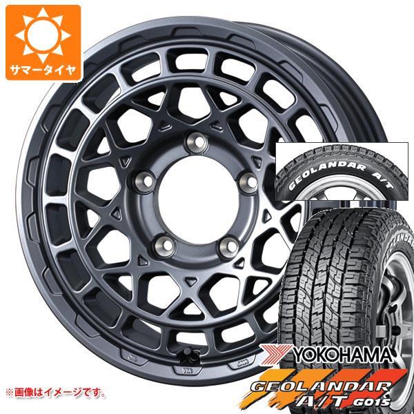 【タイヤ交換対象】スズキ ジムニーノマド JC74W用 2026年製 サマータイヤ ヨコハマ ジオランダー A/T G015 185/85R16 105/103N LT ホワイトレター マッドヴァンスX タイプM 6.0-16 タイヤホイール4本セット