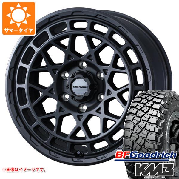 【タイヤ交換対象】ハイラックスサーフ215系用 サマータイヤ BFグッドリッチ マッドテレーンT/A KM3 LT265/65R17 120/117Q マッドヴァンスX タイプM 8.0-17 タイヤホイール4本セット|タイヤ1番
