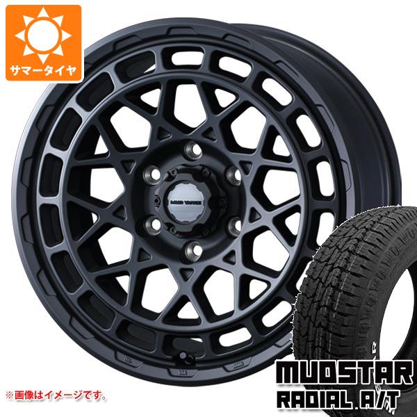 【タイヤ交換対象】NV350キャラバン E26用 サマータイヤ マッドスター ラジアル A/T 215/65R16C 109/107L ホワイトレター マッドヴァンスX タイプM 6.5-16 タイヤホイール4本セット