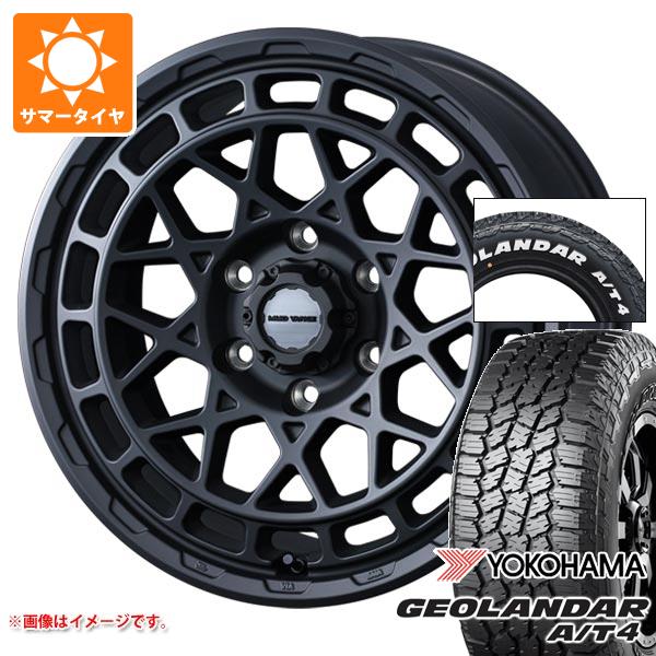 【タイヤ交換対象】ニッサン NV350キャラバン E26用 2026年製 サマータイヤ ヨコハマ ジオランダー A/T4 G018 215/65R16C 109/107S ホワイトレター マッドヴァンスX タイプM 6.5-16 タイヤホイール4本セット