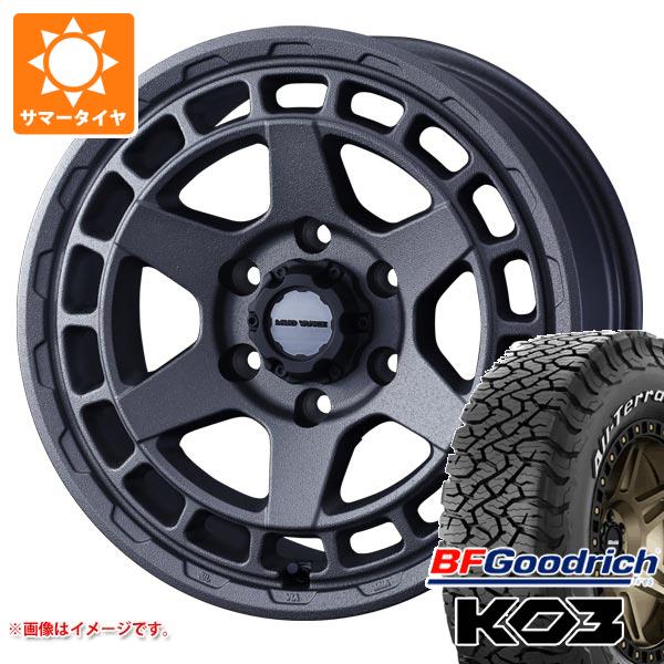 【タイヤ交換対象】5本セット FJクルーザー 10系用 サマータイヤ BFグッドリッチ オールテレーンT/A KO3 LT265/70R17 118/115S ホワイトレター マッドヴァンスX タイプS 8.0-17 タイヤホイール5本セット