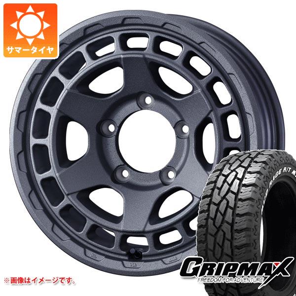 【タイヤ交換対象】ジムニー JB64W用 サマータイヤ グリップマックス マッドレイジ R/T MAX LT215/70R16 100/97R ホワイトレター マッドヴァンスX タイプS 5.5-16 タイヤホイール4本セット|タイヤ1番