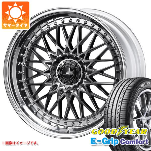 【タイヤ交換対象】サマータイヤ 225/40R19 93W XL グッドイヤー エフィシエントグリップコンフォート SSR プロフェッサー メッシュ アンダー 8.0-19 タイヤホイール4本セット