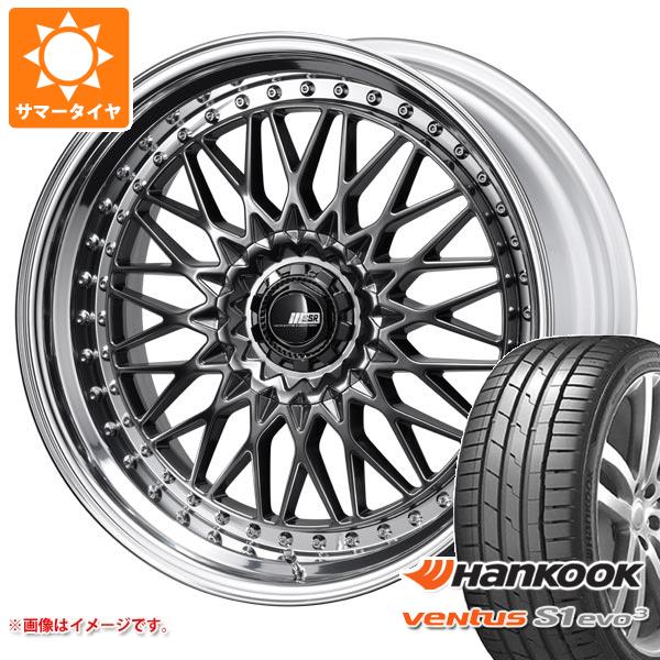 【タイヤ交換対象】サマータイヤ 215/35R19 85Y XL ハンコック ベンタス S1 エボ3 K127 SSR プロフェッサー メッシュ アンダー 7.5-19 タイヤホイール4本セット